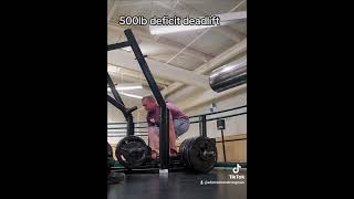 500lb deficit deadlift [upl. by Esinahs691]