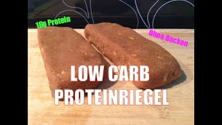 SUPER EINFACHE LOW CARB PROTEINRIEGEL  Rezept amp Nährwerte [upl. by Solokin]