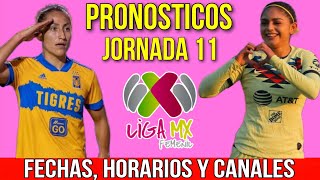 JORNADA 11 LIGA MX FEMENIL APERTURA 2023 FECHAS HORARIOS Y CANALES [upl. by Borg193]