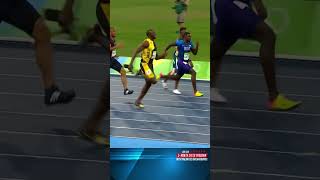 An UNFORGETTABLE COMEBACK  Justin Gatlin VS Usain Bolt olympics sports [upl. by Furgeson]