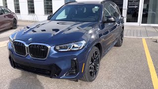 2022 BMW X3 M40i LCI Review  Pythonic Blue [upl. by Bennet]