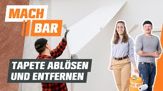 Tapete ablösen und entfernen  OBI [upl. by Neirod842]