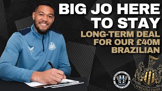 JOELINTON SIGNS NEW LONGTERM DEAL  MASSIVE NUFC NEWS [upl. by Tristram274]