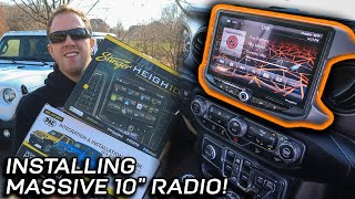 Wrangler JL  DIY Radio Install HEIGH10  HIGH END Sound amp TONS of features [upl. by Yenruoc]