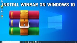 How to Install WinRAR on Windows 10 [upl. by Ylreveb]