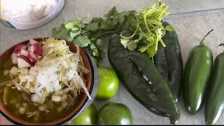 Pozole Verde de Pollo [upl. by Banwell]