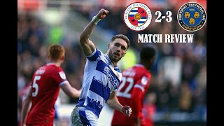 Reading FC 23 Shrewsbury Town Smith amp Ehibhatiomhan  EFL League One Matchday 35  Match Review [upl. by Burgwell]