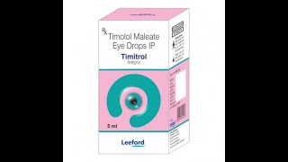 Understanding the Uses of Timolol Maleate Eye Drops for Glaucoma Treatment [upl. by Tracy247]