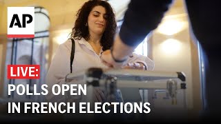 France elections 2024 LIVE Polls open in pivotal runoff vote [upl. by Tu]