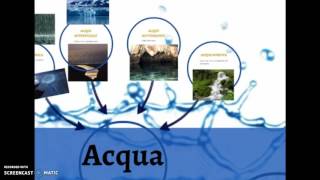 Acqua caratteristiche e proprietà [upl. by Keelin]