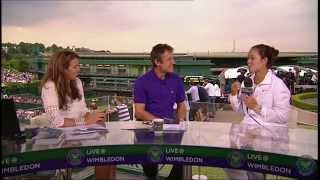 Li Na visits the Live  Wimbledon Studio [upl. by Calli]