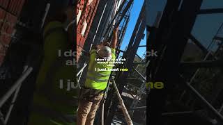 SCAFFOLD VIDEOS  “SPIKING A FRAME” TOPGUYTV Certified Scaffold Erector [upl. by Roy]