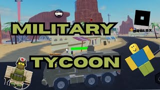 Military Tycoon Gameplay ep7 Roblox [upl. by Gavrilla]