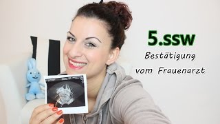 5 SSW  Bestätigung vom Frauenarzt  Babyartikelde [upl. by Juana]