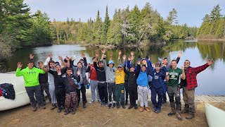 Chaminade Outdoors Club Spring Canoe Trip 2023 Rock Lake Algonquin Park [upl. by Templia]