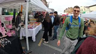 London Diwali 2022 on Ealing Road Alperton Brent  Indian Festival Celebrations  4K Walk [upl. by Hansel]