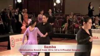 Gabriel amp Ninas Big Win at the USA 2011 National Dancesport Ballroom Championships [upl. by Anirbaz]