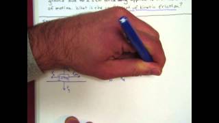 Finding the coefficient of friction on a flat surface [upl. by Tabatha989]