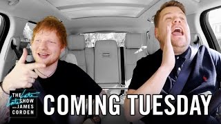 Ed Sheeran Carpool Karaoke First Look  Late Late in London [upl. by Waldemar]