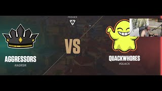 DOWN 511 CRAZY COMEBACK IN PREMIER  Aggressors Vs QuackWhores  Intermediate 5 [upl. by Amalle]