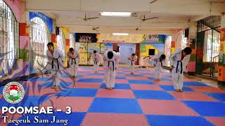 taegeuk sam jang  Bangladesh joniur poomsae demonstration team  কি ভাবে পুমসে্ মিলাতে হয়  TKD [upl. by Lise684]