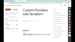 Custom Providers with Terraform  qwiklabs  GSP208  With Explanation🗣️ [upl. by Hesketh]