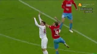 FCSB  CFR 01 gol acrobatic Deac in min 28  Liga 1 [upl. by Onirotciv94]