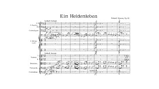 Richard Strauss Ein Heldenleben Op 40 TrV 190 with Score [upl. by Darooge]