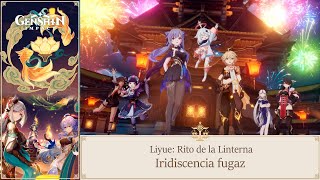 HISTORIA GENSHIN IMPACT  Rito de la Linterna  Iridiscencia fugaz  EVENTO 2° año  Voz 🇯🇵  60 fps [upl. by Viking]