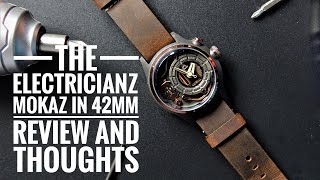 The Electricianz Mokaz in 42MM review and comparison with 45MM [upl. by Nivat]