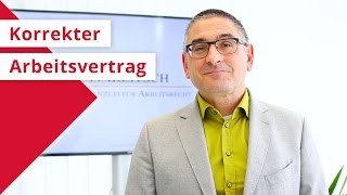 Darauf sollte man beim Arbeitsvertrag achten ◆ WIRLITSCH [upl. by Latsyrhk]