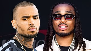 Quavo Drops a Response Track on Chris brown After Getting EVISCERATED [upl. by Leirbma]