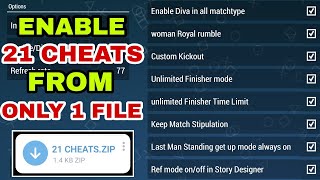 wwe svr 2011 cheats file  download 21 cheats in wwe SmackDown vs raw 2011 [upl. by Dottie746]