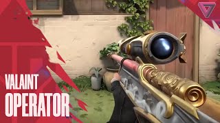 VALIANT OPERATOR SKIN GAMEPLAY  VALORANT VALIANT SKIN COLLECTION [upl. by Doe]