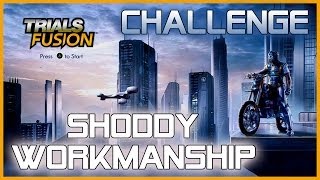 Trials Fusion  Temple Trouble Shoddy Workmanship Challenge Guide [upl. by Stephania]