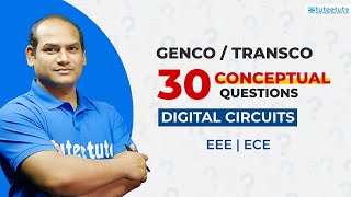 Genco  Transco  30 Conceptual Questions  Digital Circuits genco transco tsgenco questions [upl. by Atter]