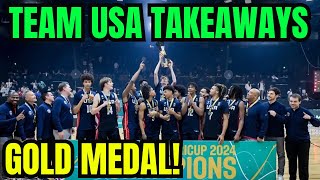 Team USA U18 wins gold Takeaways from a great week for Daniel Jacobsen Morez Johnson and more [upl. by Mesics370]