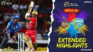 Extended Highlights  Trinbago Knight Riders vs Saint Lucia Kings  CPL 2023 [upl. by Neelloc604]