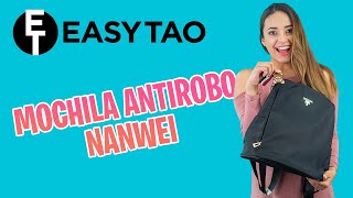 PHBGA Mochila antirrobo impermeable para mujer la más economica de Amazon Reseña [upl. by Noryk]