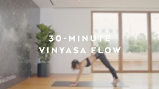 30Minute Energizing Power Vinyasa Flow with Briohny Smyth [upl. by Atinal912]