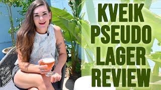 Voss Kveik Pseudo Lager Review Does It Actually Taste Like a Lager [upl. by Assenna]