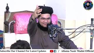 Chota Bhai Shadi Main First Number Le Gia  Allama Nasir Madni 2024 Bayan [upl. by Fredette]