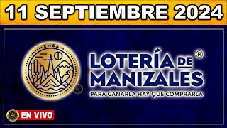 Resultado LOTERIA DE MANIZALES MIÉRCOLES 11 de septiembre 2024 [upl. by Jdavie]