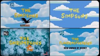 THE SIMPSONS Full Opening Sequence Evolution amp Variations  Updated Version 20 [upl. by Kerman890]