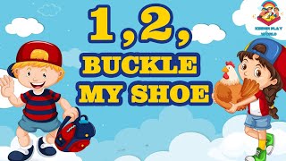 one and two buckle my shoe nursery rhymes  school rhyme  English poem [upl. by Nuri]