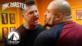 EXPLOSIVE Artist vs Canvas Fights 💥 Ink Master Redemption [upl. by Arytal943]