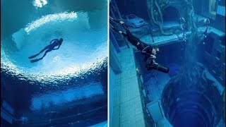 world’s deepest pool with an incredible sunken city opens in the Dubai [upl. by Leinadnhoj]