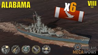 Alabama 6 Kills amp 181k Damage  World of Warships Gameplay [upl. by Normak412]