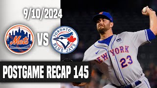 Mets Fan Reaction Game 145  NYM2 TOR6 PETERSON WITH A TERRIBLE START amp THE OFFENSE IS A PROBLEM [upl. by Hedberg833]