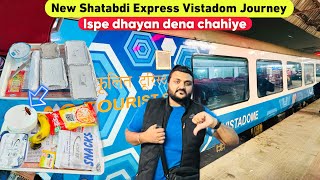 New Shatabdi Express VISTADOME Journey  poore train mein Cockroach 🪳 New Jalpaiguri to Howrah [upl. by Netsriik668]